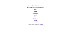 Desktop Screenshot of chapters.computer.org